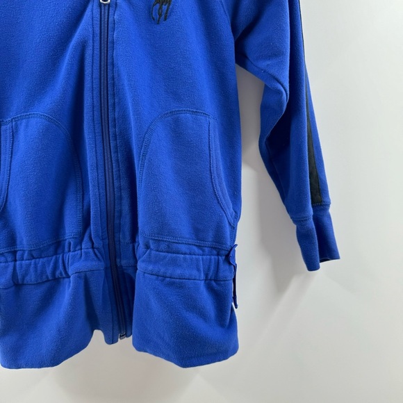 Kids Ralph Lauren Royal Blue Zip-Up Hoodie – Size Small (7) - Picture 3 of 8